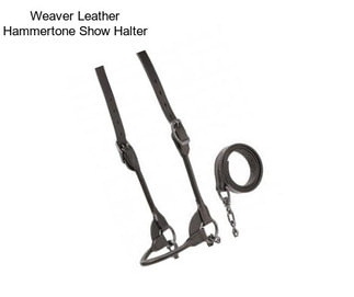 Weaver Leather Hammertone Show Halter