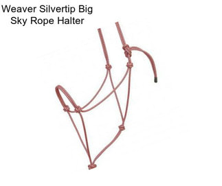 Weaver Silvertip Big Sky Rope Halter