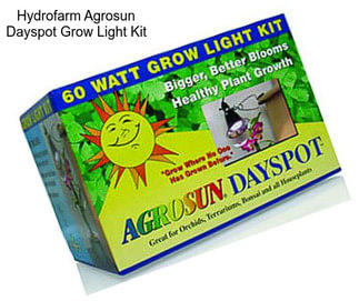 Hydrofarm Agrosun Dayspot Grow Light Kit