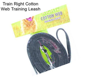 Train Right Cotton Web Training Leash