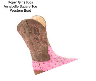 Roper Girls Kids Annabelle Square Toe Western Boot