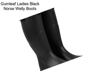 Gumleaf Ladies Black Norse Welly Boots