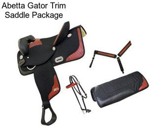 Abetta Gator Trim Saddle Package