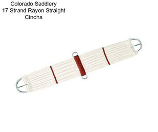 Colorado Saddlery 17 Strand Rayon Straight Cincha