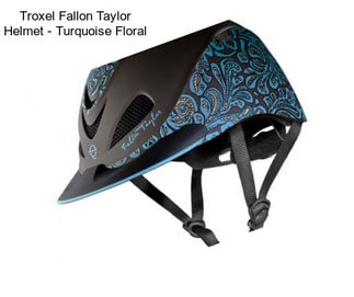 Troxel Fallon Taylor Helmet - Turquoise Floral
