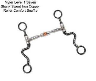 Myler Level 1 Seven Shank Sweet Iron Copper Roller Comfort Snaffle
