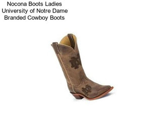 Nocona Boots Ladies University of Notre Dame Branded Cowboy Boots