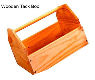 Wooden Tack Box