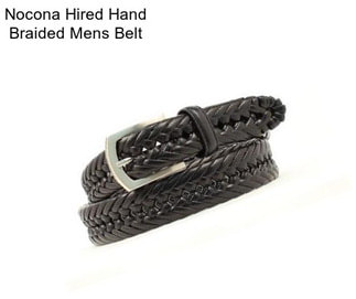 Nocona Hired Hand Braided Mens Belt