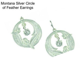 Montana Silver Circle of Feather Earrings