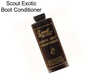 Scout Exotic Boot Conditioner