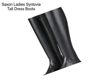 Saxon Ladies Syntovia Tall Dress Boots