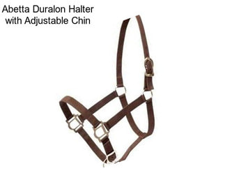 Abetta Duralon Halter with Adjustable Chin