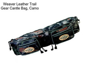 Weaver Leather Trail Gear Cantle Bag, Camo