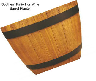 Southern Patio Hdr Wine Barrel Planter