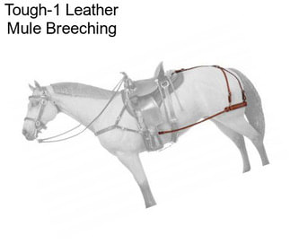 Tough-1 Leather Mule Breeching