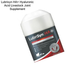 Lubrisyn HA+ Hyaluronic Acid Livestock Joint Supplement