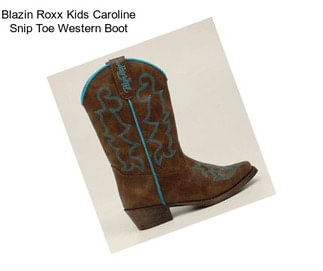 Blazin Roxx Kids Caroline Snip Toe Western Boot