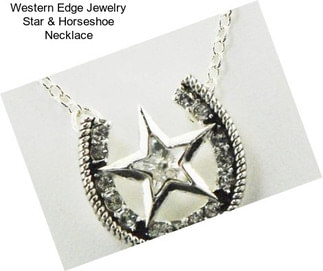 Western Edge Jewelry Star & Horseshoe Necklace