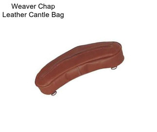 Weaver Chap Leather Cantle Bag