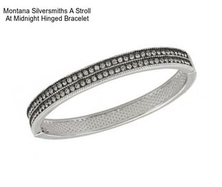 Montana Silversmiths A Stroll At Midnight Hinged Bracelet