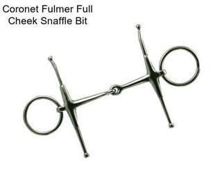 Coronet Fulmer Full Cheek Snaffle Bit