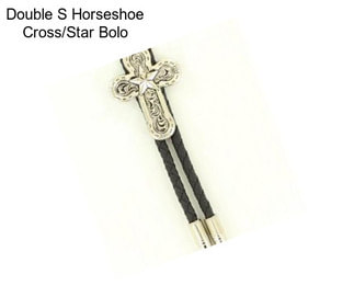 Double S Horseshoe Cross/Star Bolo