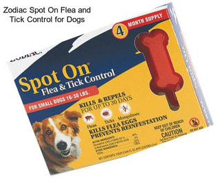 Zodiac Spot On Flea and Tick Control for Dogs