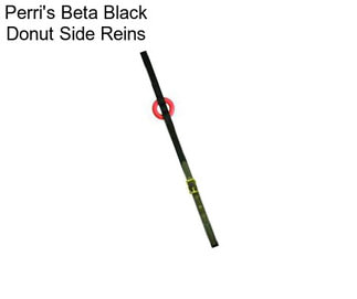 Perri\'s Beta Black Donut Side Reins