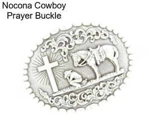 Nocona Cowboy Prayer Buckle