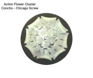 Action Flower Cluster Concho - Chicago Screw