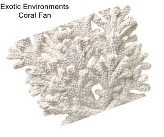 Exotic Environments Coral Fan