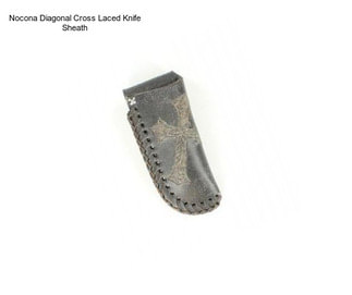 Nocona Diagonal Cross Laced Knife Sheath