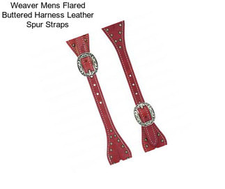 Weaver Mens Flared Buttered Harness Leather Spur Straps