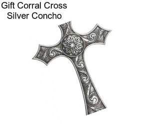 Gift Corral Cross Silver Concho