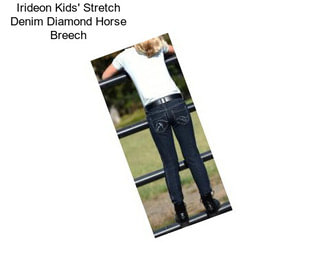 Irideon Kids\' Stretch Denim Diamond Horse Breech