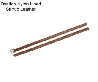 Ovation Nylon Lined Stirrup Leather