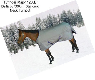 Tuffrider Major 1200D Ballistic 360gm Standard Neck Turnout