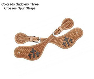 Colorado Saddlery Three Crosses Spur Straps