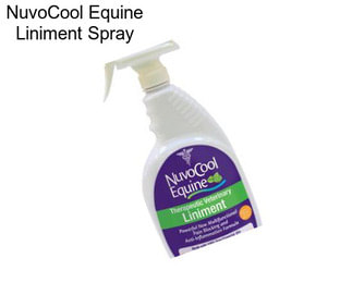 NuvoCool Equine Liniment Spray