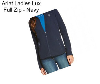 Ariat Ladies Lux Full Zip - Navy