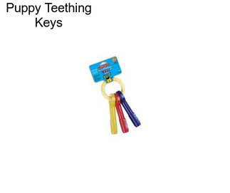 Puppy Teething Keys