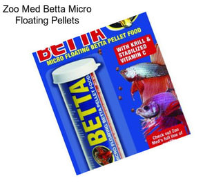 Zoo Med Betta Micro Floating Pellets