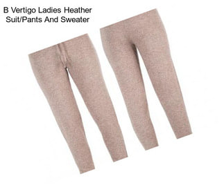 B Vertigo Ladies Heather Suit/Pants And Sweater