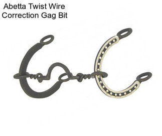 Abetta Twist Wire Correction Gag Bit