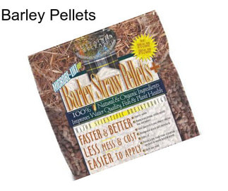 Barley Pellets