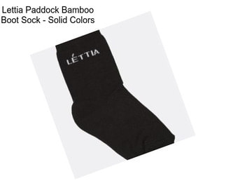 Lettia Paddock Bamboo Boot Sock - Solid Colors