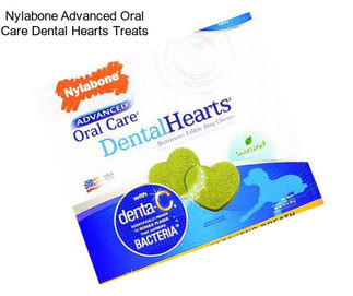 Nylabone Advanced Oral Care Dental Hearts Treats