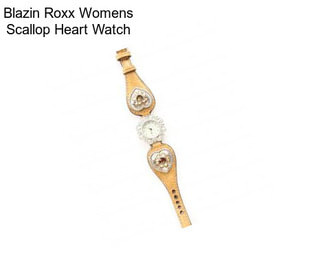 Blazin Roxx Womens Scallop Heart Watch