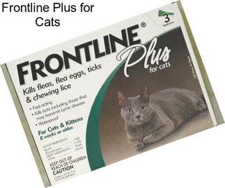 Frontline Plus for Cats